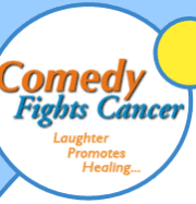 Cancer charity loves Shaun Eli emceeing their shows (image is Comedy Fights Cancer's logo)